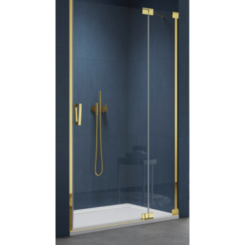 Door shower Sanswiss Caudra CA13, right, 90cm, glass transparent, profil gold