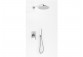 Concealed shower set Kohlman Experience, with head shower okrągłą 25cm, chrome