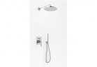 Concealed shower set Kohlman Experience, with head shower okrągłą 30cm, chrome