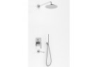 Concealed shower set Kohlman Experience, with head shower okrągłą 20cm, 3 wyjścia wody, chrome