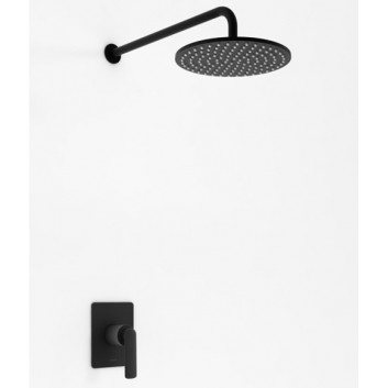 Concealed shower set Kohlman Experience, with head shower kwadratową 25cm, 1 wyjście wody, chrome