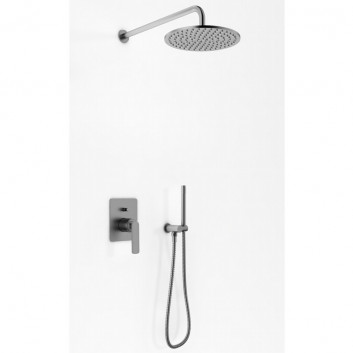 Concealed shower set Kohlman Experience, with head shower okrągłą 25cm, chrome