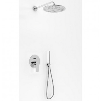 Shower set Kohlman Proxima, concealed, 1 wyjście wody, with railing, chrome