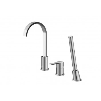 Washbasin faucet Kohlman Gixs, standing, height 290mm, obracana spout, chrome