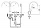 Washbasin faucet Kohlman Gixs, standing, height 290mm, obracana spout, chrome