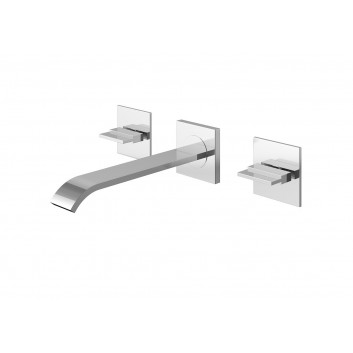 Washbasin faucet Kohlman Axis, concealed, spout 20cm, chrome