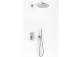 Shower set Kohlman Gixs, concealed, round overhead shower 20cm, chrome