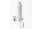 Shower set Kohlman Gixs, concealed, 1 wyjście wody, with railing, chrome