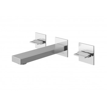 Washbasin faucet Kohlman Axis, concealed, spout 20cm, chrome