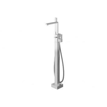 Freestanding bath mixer Kohlman Excelent, height 945mm, Shower set, chrome