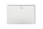 Shower tray rectangular Roca Aeron, 120x90cm, kompozytowy, Stonex, ultrapłaski, white