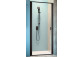 Front for shower cabin Radaway Nes 8 Black KDS I 140, door left, glass transparent, 1400x2000mm, black profil