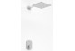 Shower set Kohlman Foxal, concealed, round overhead shower 20cm, 1 wyjście wody, chrome