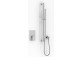 Shower set Kohlman Foxal, concealed, 1 wyjście wody, with railing, chrome