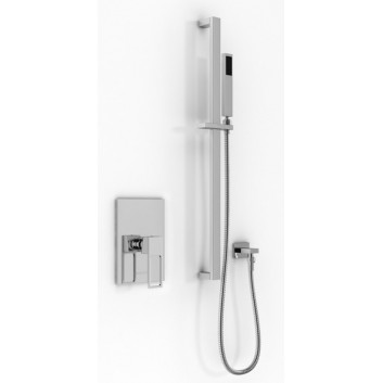 Shower set Kohlman Dexame, concealed, 1 wyjście wody, with railing, chrome