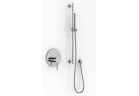 Shower set Kohlman Roxin, concealed, 1 wyjście wody, with railing, chrome