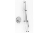 Shower set Kohlman Lexis, concealed, 1 wyjście wody, with railing, chrome