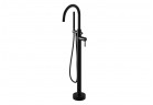 Freestanding bath mixer Kohlman Roxin Black, height 1155mm, Shower set, black