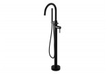 Freestanding bath mixer Kohlman Roxin Black, height 1155mm, Shower set, black