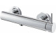 Bath tap Vema Maira, wall mounted, spout 204mm, with shower set, chrome