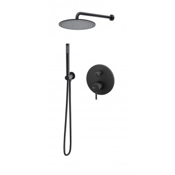 Shower set Vema Maira, concealed, 2 wyjścia wody, overhead shower round 20cm, chrome