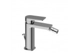Washbasin faucet Graff Blackstone, standing, height 15cm, spout 12cm, korek automatyczny, polerowany chrome