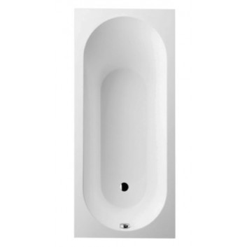 Bathtub rectangular Villeroy&Boch Oberon, 160x75 cm with legs, Stone White