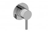 Mixer shower Graff M.E., concealed, 1 wyjście wody, rosette round 65mm, component wall mounted, polerowany chrome
