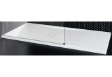 Shower tray rectangular Novellini Custom Touch, 120x70cm, montaż on the floor, height 3,5cm, acrylic, white mat