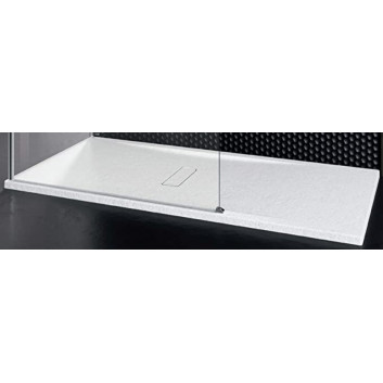 Shower tray rectangular Novellini Custom Touch, 140x90cm, montaż on the floor, white mat