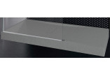 Shower tray rectangular Novellini Custom Touch, 100x80cm, montaż on the floor, height 12cm, acrylic, white mat