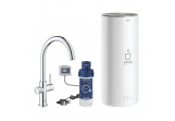 Set Grohe Red Duo with mixer kuchenną in the form of C oraz bojlerem w rozmiarze L, obracana spout, chrome