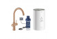 Set Grohe Red Duo with mixer kuchenną in the form of C oraz bojlerem w rozmiarze L, obracana spout, chrome