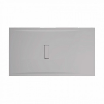 Shower tray rectangular Novellini Custom Touch, 100x80cm, montaż on the floor, height 3,5cm, acrylic, white mat