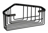Small basket łazienkowy Gedy Hotel, 25x10cm, stainless steel, black mat