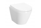 Bowl WC wall-hung Vitra Integra, 50x35,5cm, bezrantowa, white