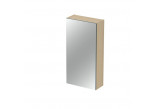 Cabinet modułowa Cersanit Inverto, 80x40cm, hanging, door uniwersalne, dymione glass