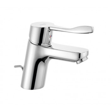 Washbasin faucet Kludi Pure&Easy, standing, height 145mm, set drain of plastic, chrome