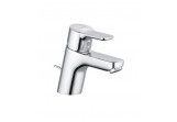 Washbasin faucet Kludi Pure&Easy, standing, height 125mm, set drain of plastic, chrome