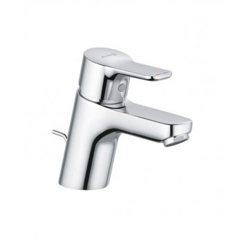 Washbasin faucet Kludi Pure&Easy, standing, height 145mm, set drain of plastic, chrome