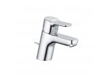 Washbasin faucet Kludi Pure&Easy, standing, height 125mm, set drain, chrome