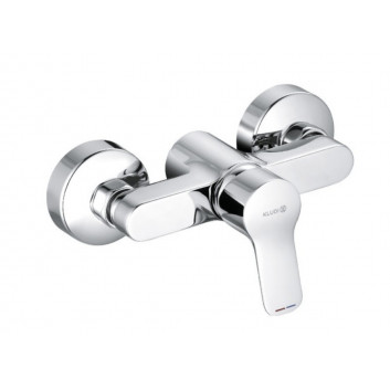 Mixer shower Kludi Pure&Easy, wall mounted, single lever, DN 15, chrome