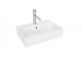 Countertop washbasin Rea Valeria N, 50,5x35,5cm, z overflow, battery hole, white