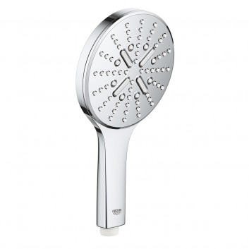 Hand shower Grohe Rainshower Smartactive 130, 3-strumieniowa, polished nickel