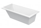 Bathtub rectangular Duravit Starck, 160x70cm, acrylic, 1 ukośne back, white