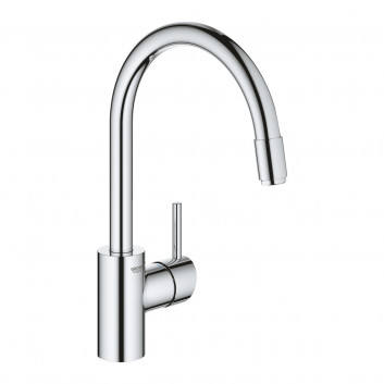 Sink mixer Grohe Concetto, standing, single lever, height 360mm, pull-out spray, chrome