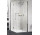 Door shower right Novellini Young 2.0 2GS, folding, 80cm, glass transparent, profil chrome