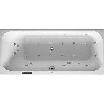 Bathtub with hydromassage Duravit Cape Cod 1855 x 885 mm, freestanding 