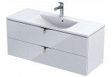 Cabinet vanity Oristo Siena, 120cm, dwie szuflady, white shine