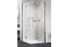 Door shower left Novellini Young 2.0 2GS, folding, 120cm, glass transparent, profil chrome